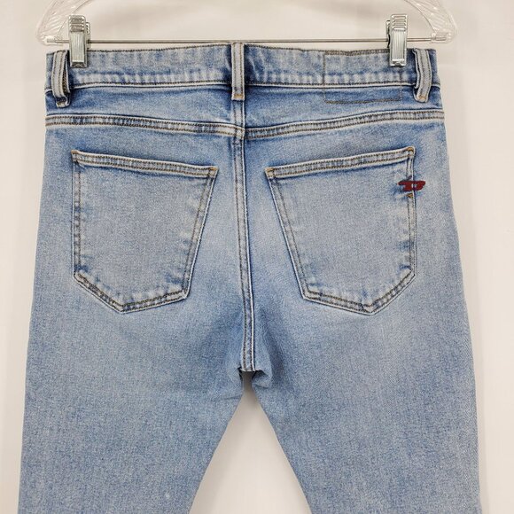 Diesel 2019 D Strukt Men's Mid Rise Skinny Light Wash Denim Jeans Size 30x30 - Picture 12 of 13